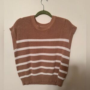 Striped Women's Sweater Vest